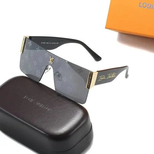 LV - Watermark Large Frame Sunglasses Metroutfits
